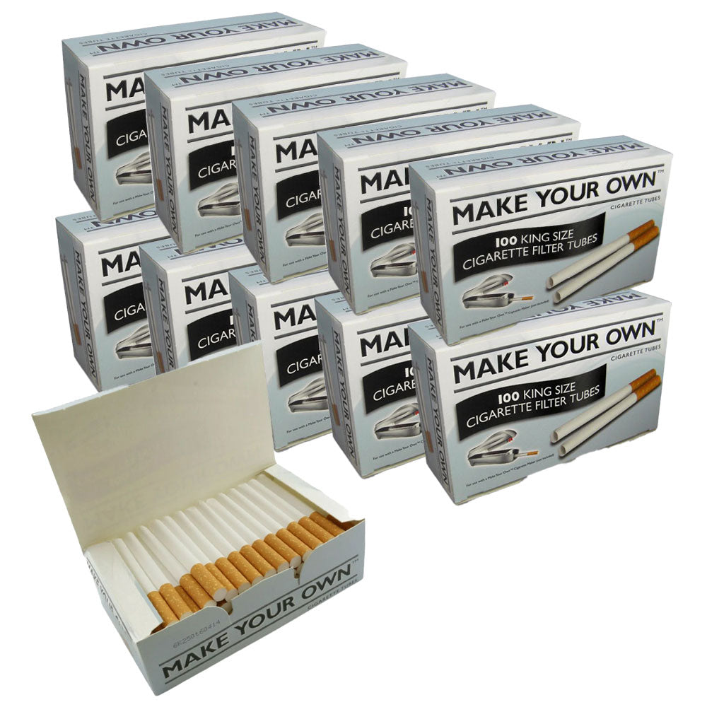 Make Your Own 100 King Size Filter Tubes