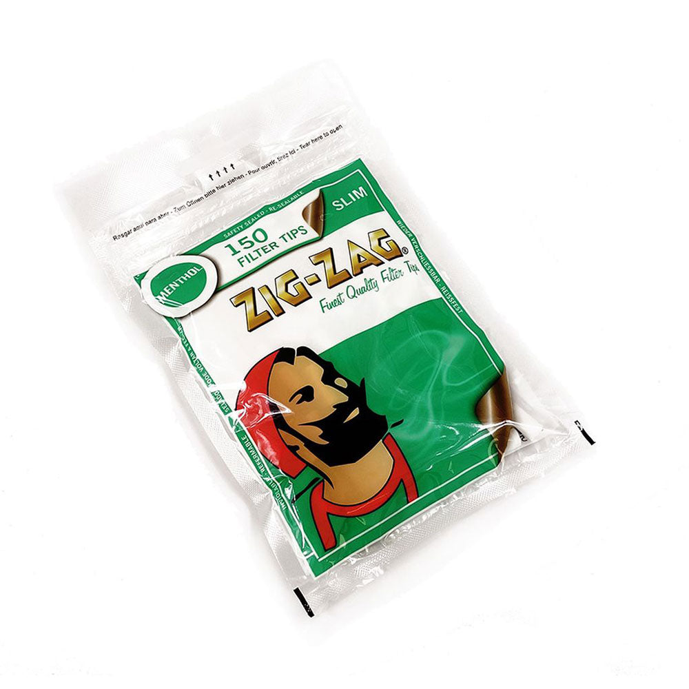 ZIG-ZAG Menthol Slim Filter,150 Pieces per Bag 1 box (10 bags)