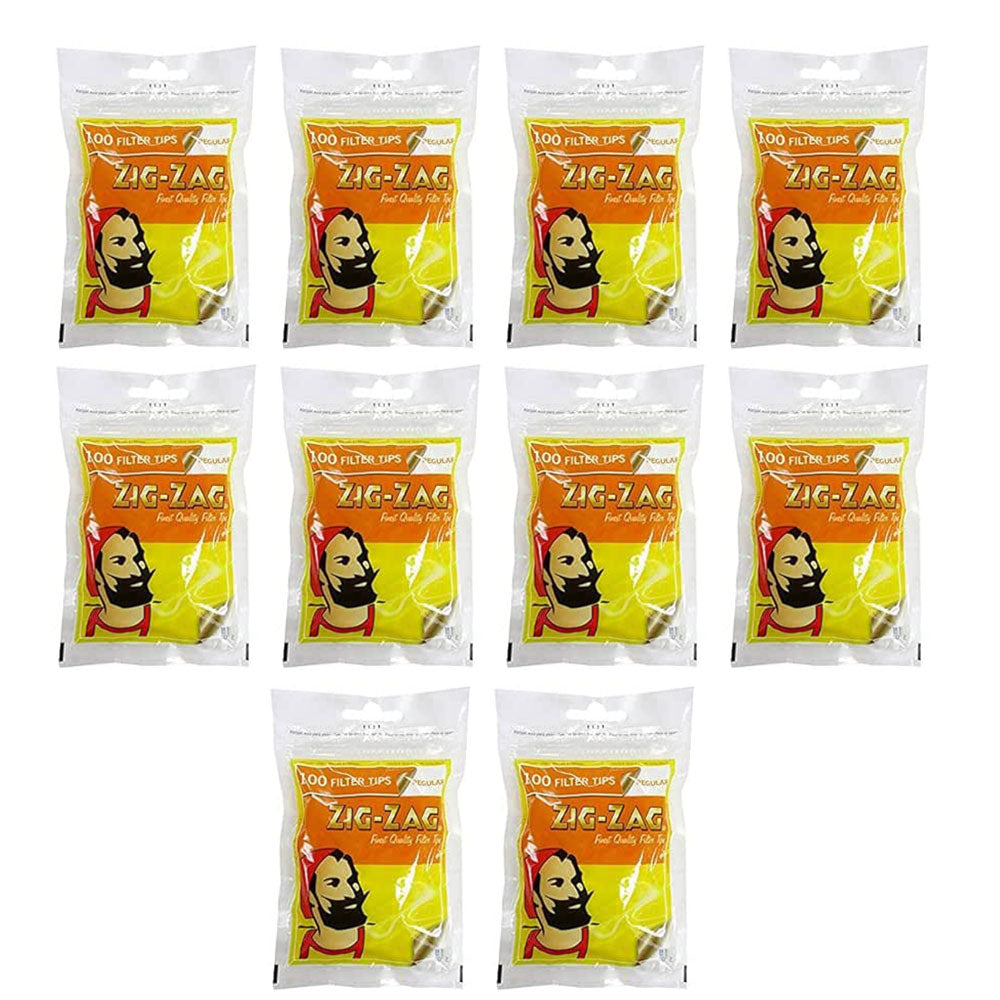 Zig-Zag Regular Filter Tips 10 x 100