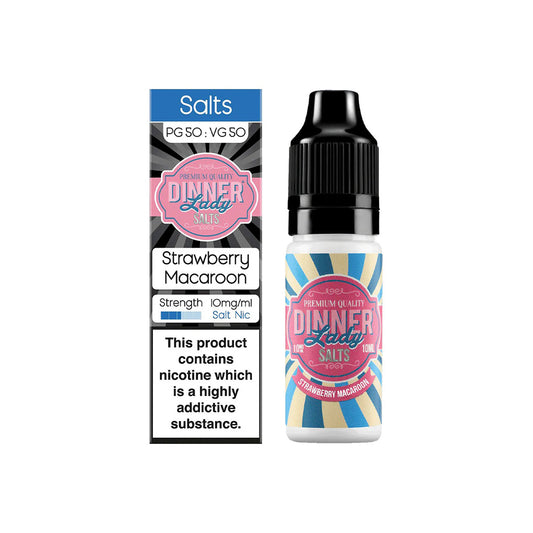 DINNER LADY Strawberry Macaroon Nic Salt 10ml