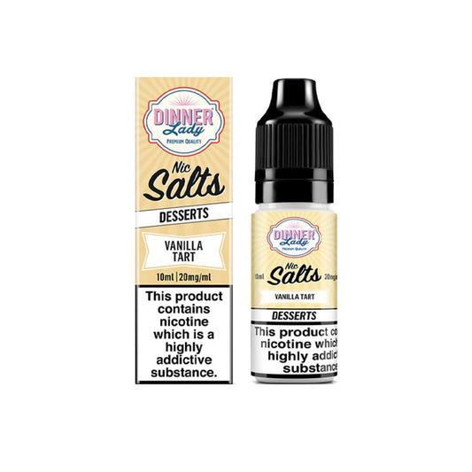 DINNER LADY Vanilla Tart Nic Salt 10ml