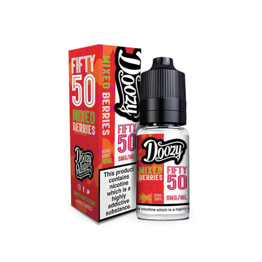 DOOZY VAPE Mixed Berries 50/50 10ml E-Liquid