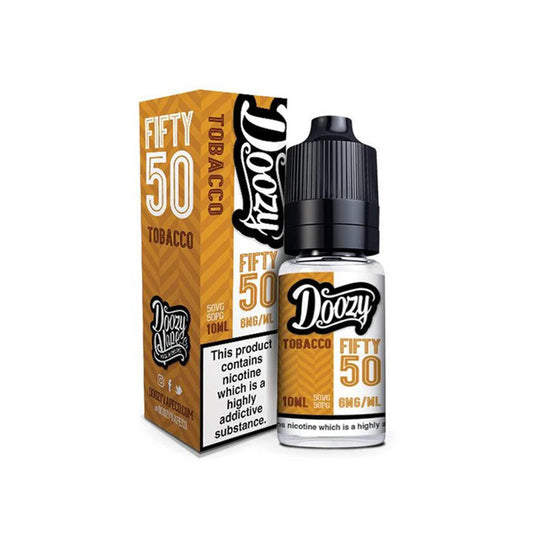 DOOZY VAPE Tobacco 50/50 10ml E-Liquid