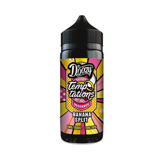 DOOZY Vape Temptations Banana Split Shortfill 100ml