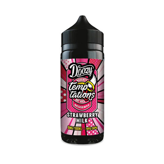 DOOZY Vape Temptations Strawberry Milk Shortfill 100ml