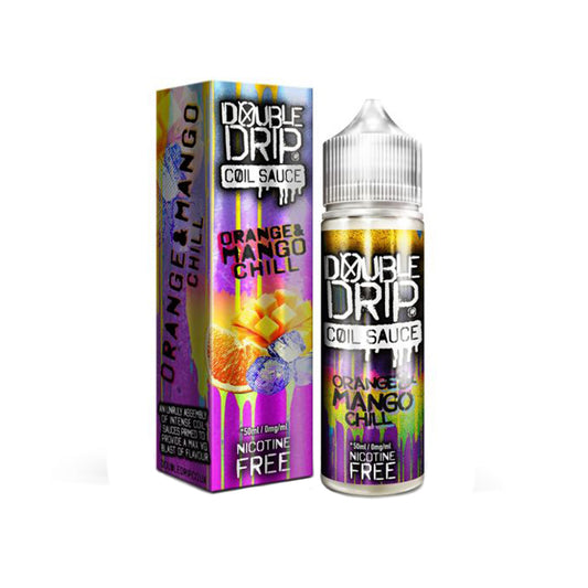 DOUBLE DRIP COIL SAUCE  Orange & Mango Chill High VG E-Liquid