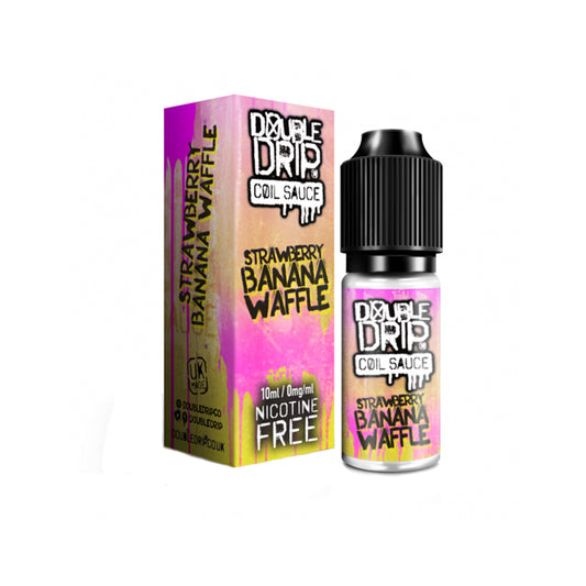 DOUBLE DRIP COIL SAUCE  Strawberry & Banana Waffle High VG 10ml E-Liquid