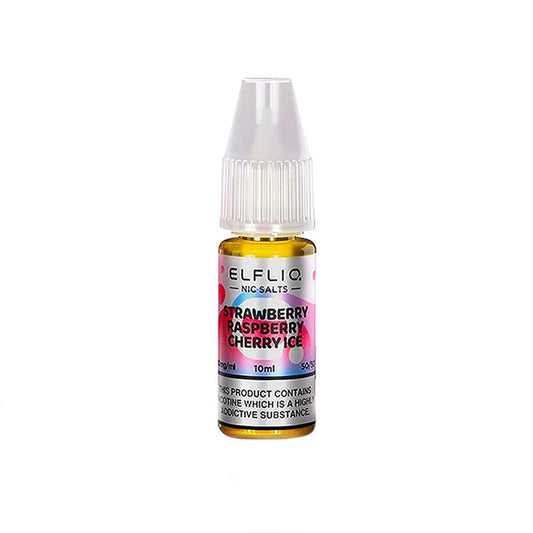 ELFLIQ Strawberry Raspberry Cherry Ice Nic Salt 10ml