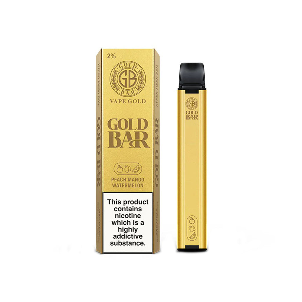 GOLD BAR Peach Mango Watermelon Disposable Vape