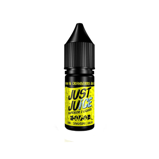JUST JUICE Kiwi Cranberry On Ice 50/50 10ml E-Liquid