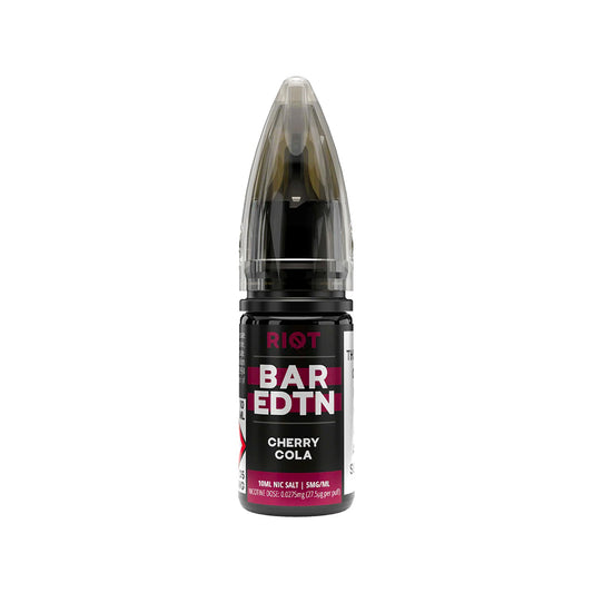 RIOT BAR EDTN Cherry Cola Nic Salt 10ml