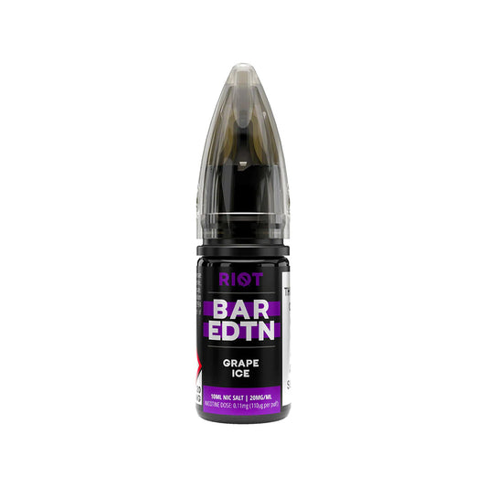 RIOT BAR EDTN Grape Ice Nic Salt 10ml