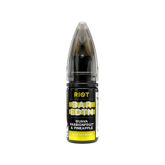 RIOT BAR EDTN Guava Passionfruit Pineapple Nic Salt 10ml