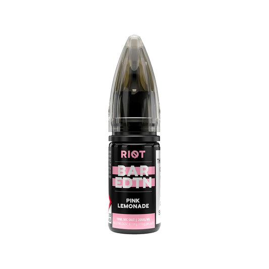 RIOT BAR EDTN Pink Lemonade Nic Salt 10ml