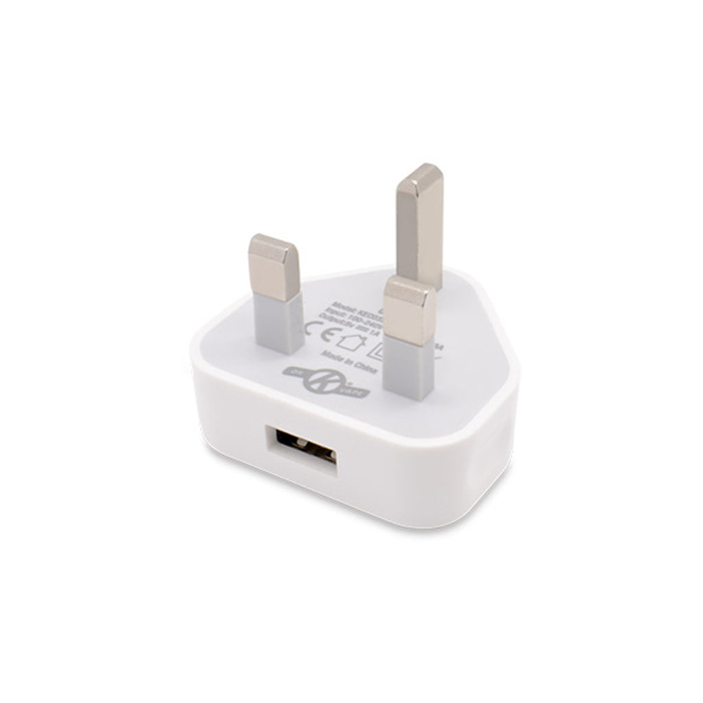 USB Mains Charging Adapter