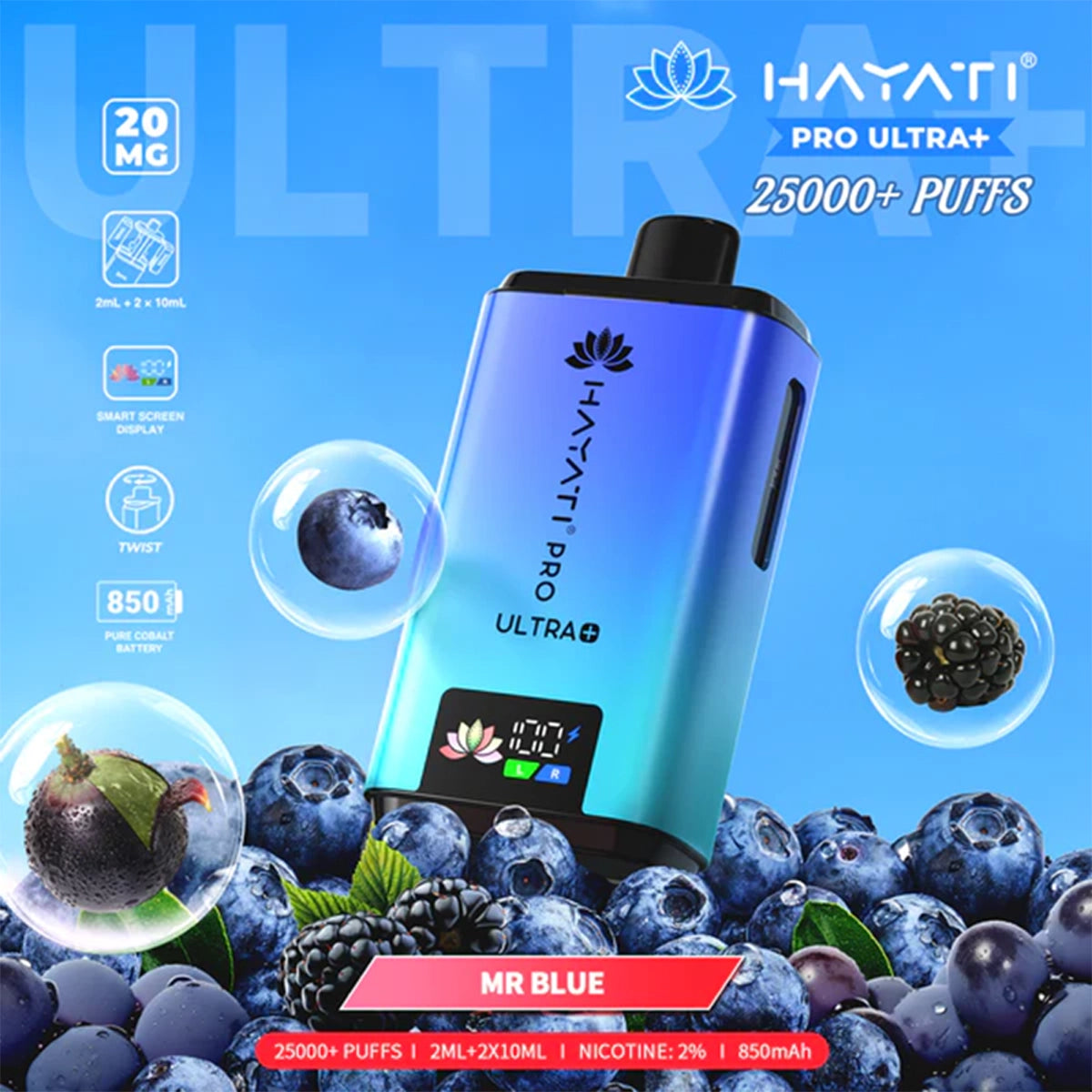 Hayati Pro Ultra Plus 25K Prefilled Vape Kit