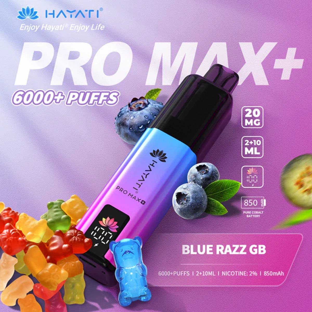 Hayati Pro Max Plus 6000 Puffs Vape Kit