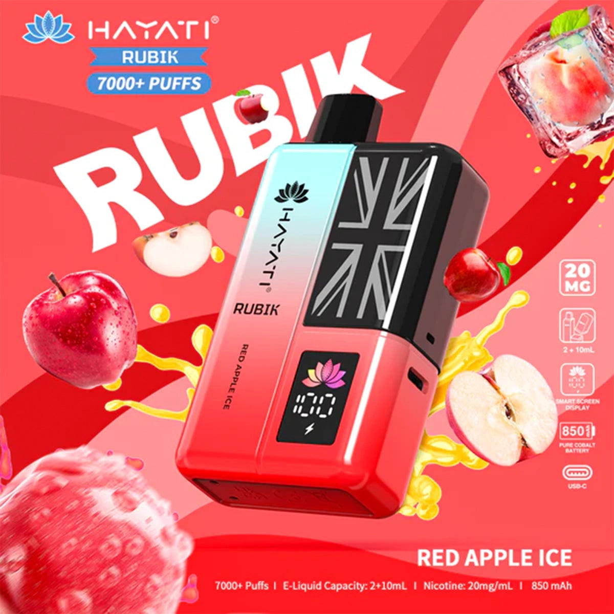 Hayati RUBIK 7000+ Prefilled Pod Vape Kit