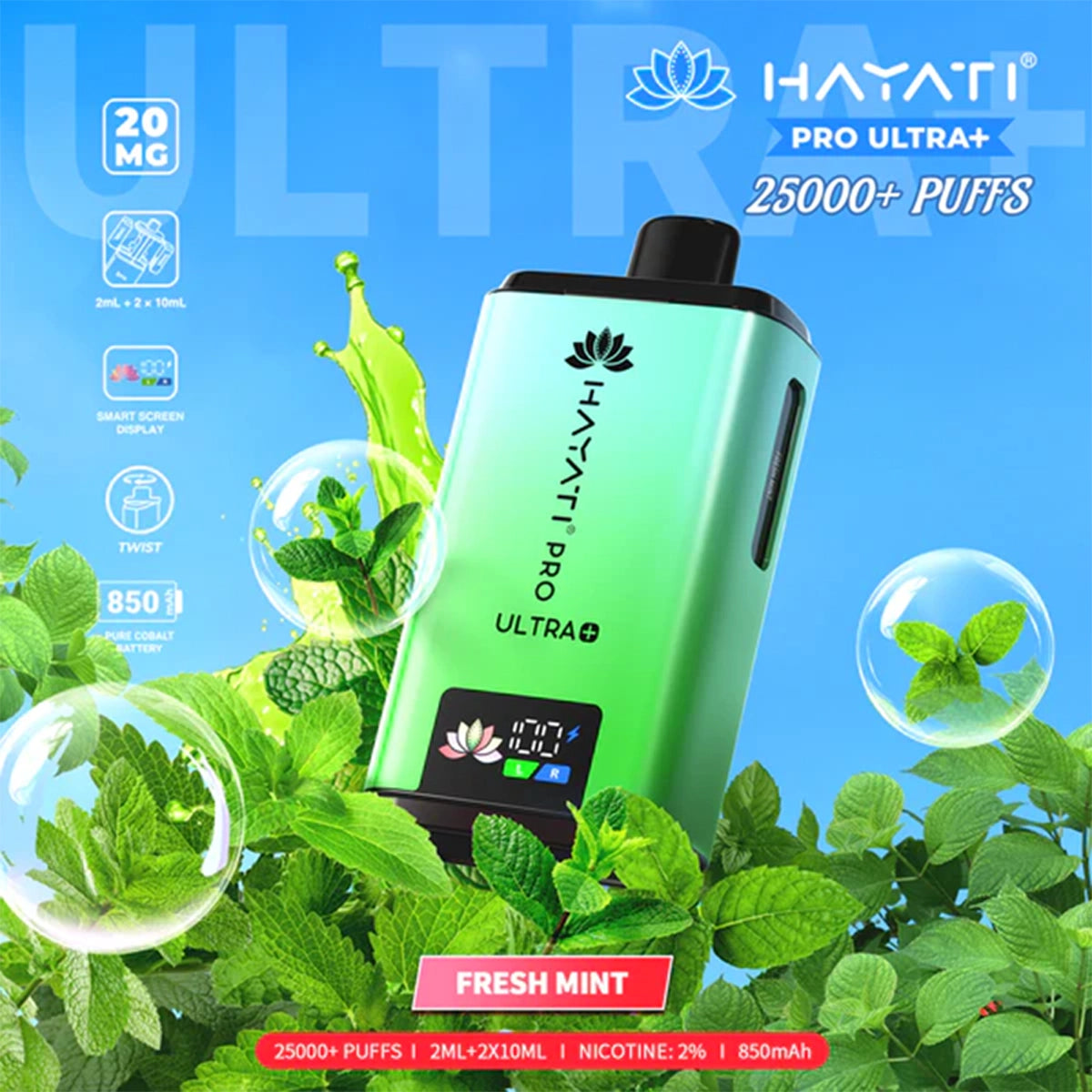 Hayati Pro Ultra Plus 25K Prefilled Vape Kit