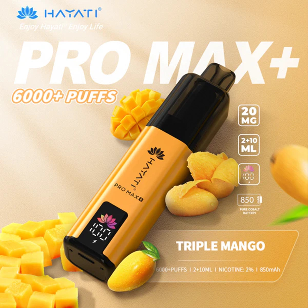 Hayati Pro Max Plus 6000 Puffs Vape Kit