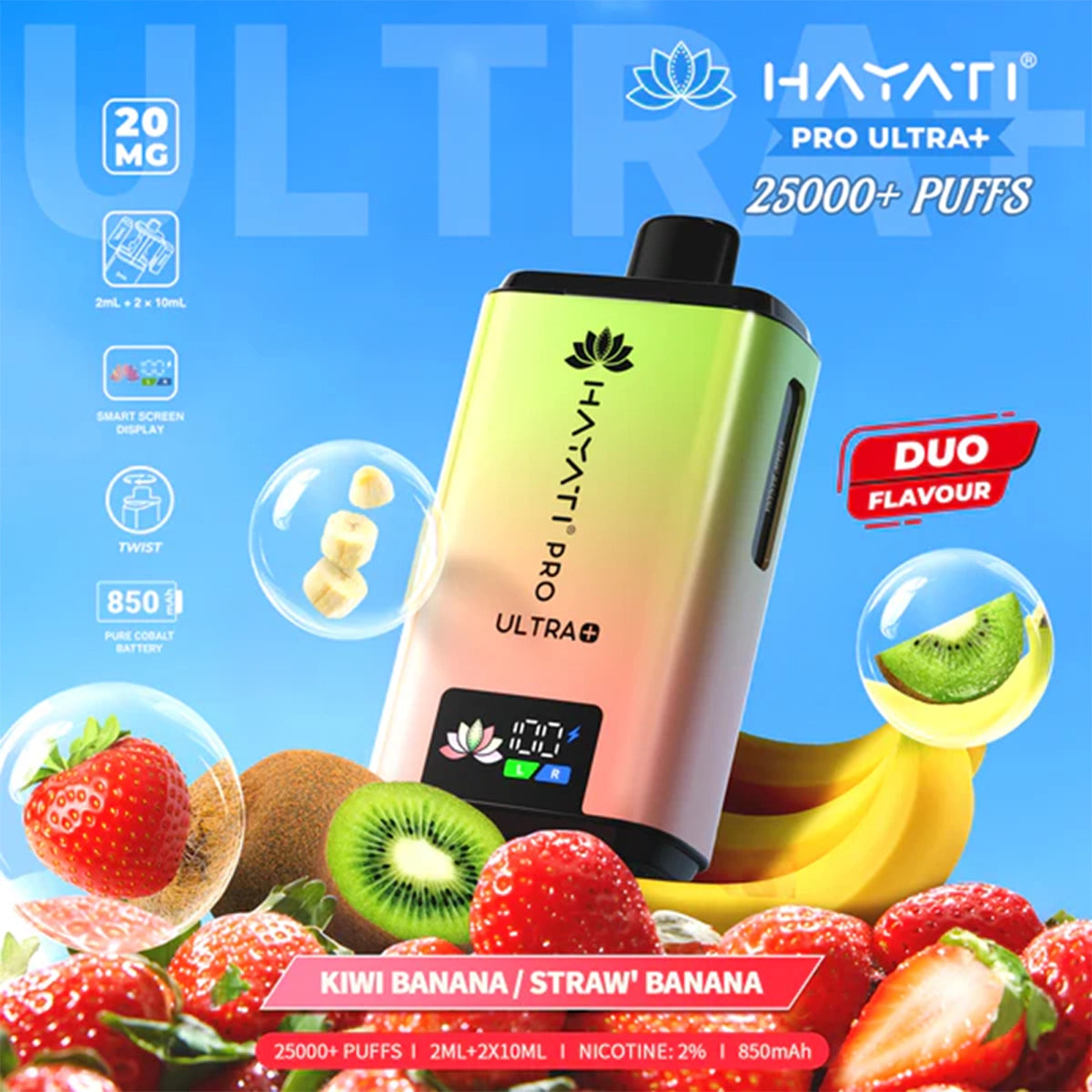 Hayati Pro Ultra Plus 25K Prefilled Vape Kit