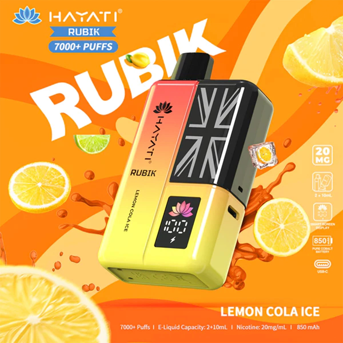 Hayati RUBIK 7000+ Prefilled Pod Vape Kit