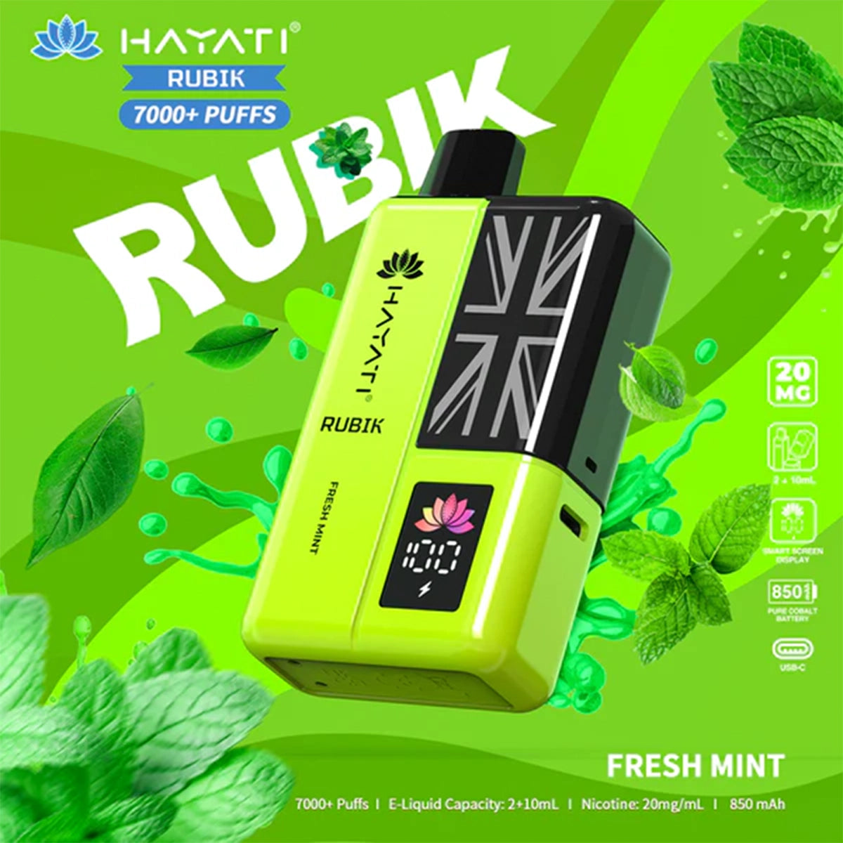 Hayati RUBIK 7000+ Prefilled Pod Vape Kit