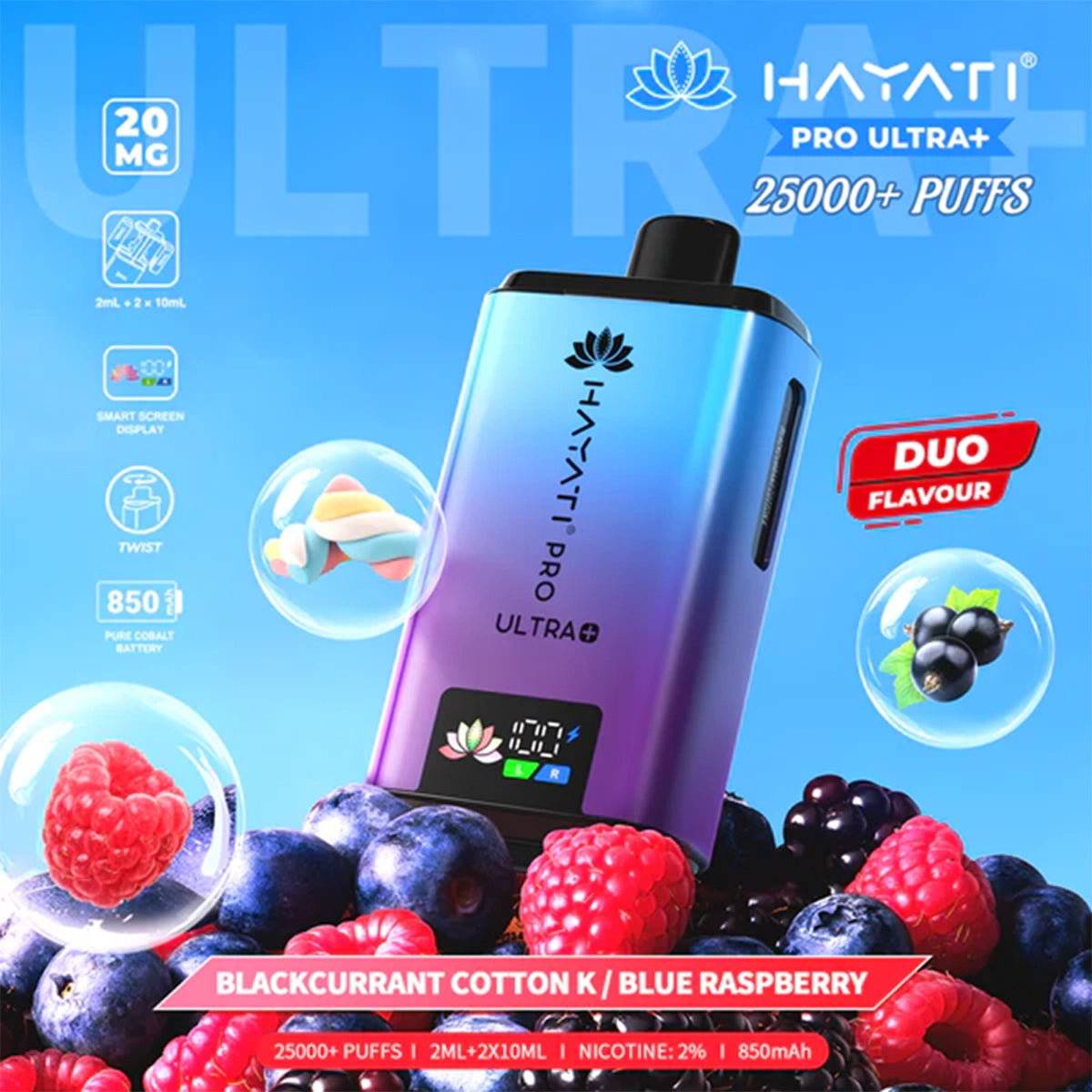 Hayati Pro Ultra Plus 25K Prefilled Vape Kit