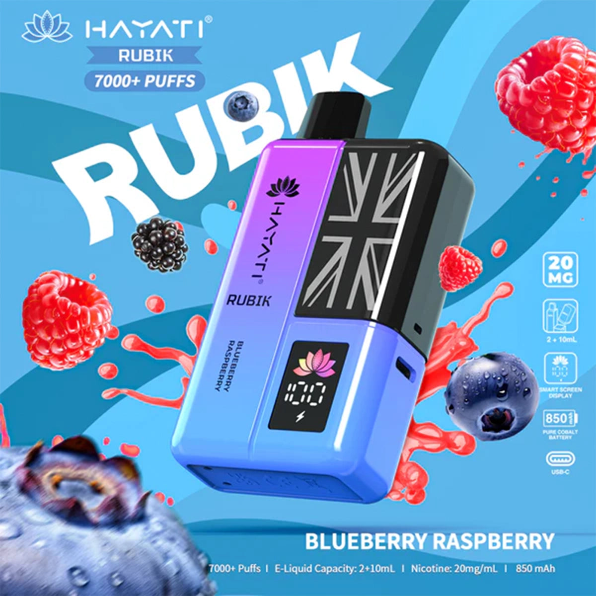 Hayati RUBIK 7000+ Prefilled Pod Vape Kit