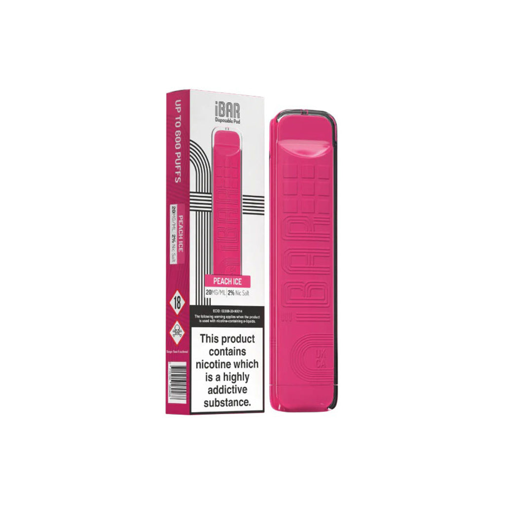 IBREATHE IBAR Peach Ice Flavour Disposable