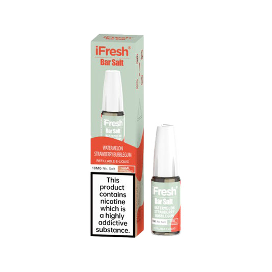iFresh Bar Salt Watermelon Bubble Gum 10ml E-Liquid