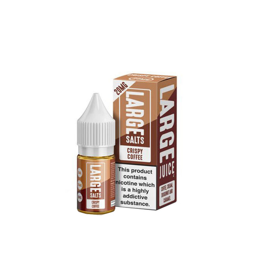 LARGE JUICE Large Salts Crispy Coffee 10ml Nic Salt