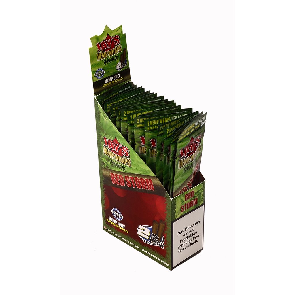 JUICY HEMP WRAPS - 25 Packs Per Box