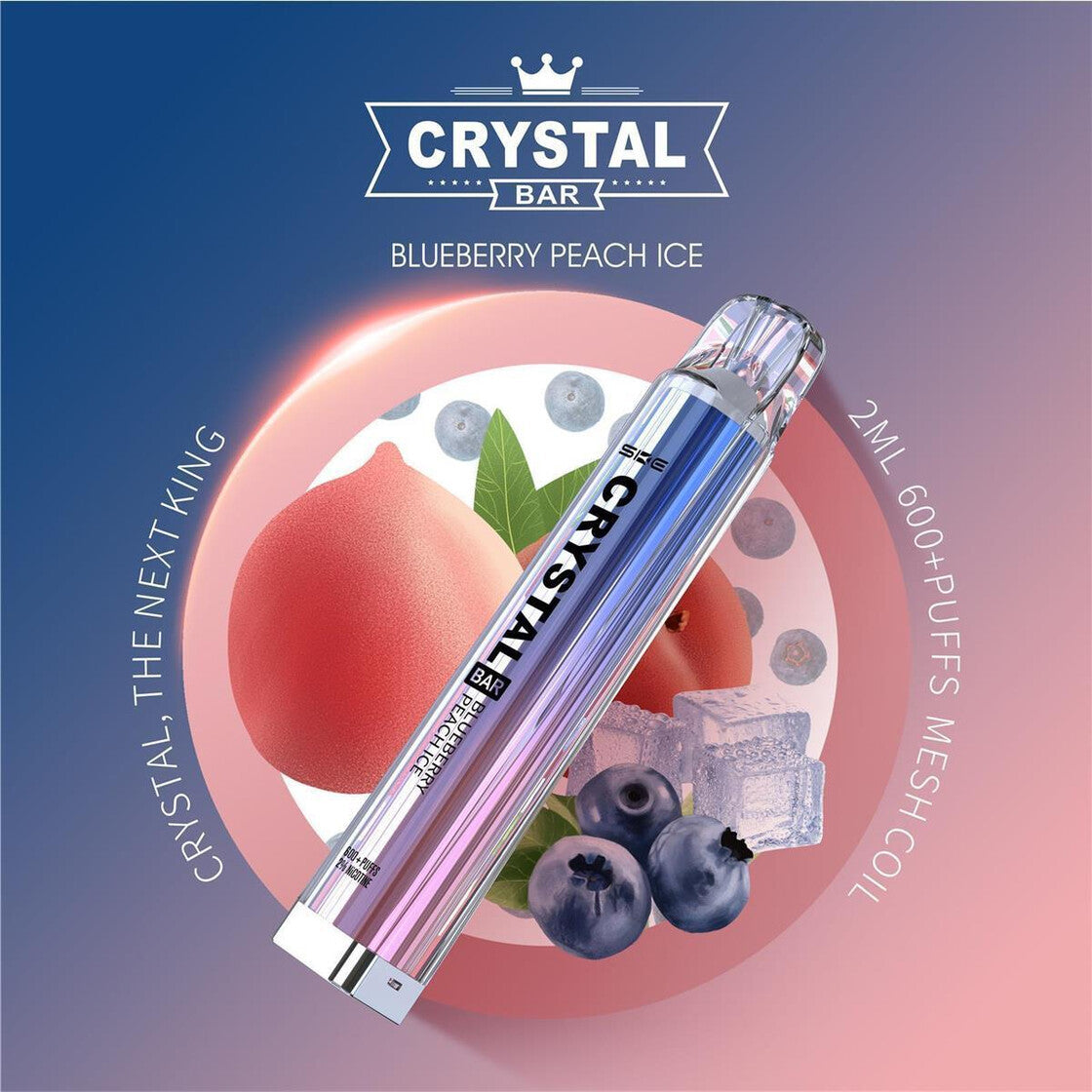SKE Crystal Bar 600 Prefilled Pod Kit