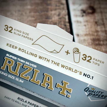 Rizla 32 Combi Pack Super Thin  Silver single