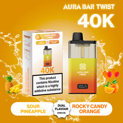 Crystal Prime 40K Puffs Aura Twist Pod Kit
