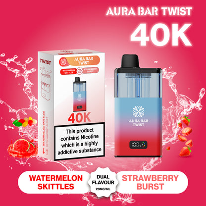 Crystal Prime 40K Puffs Aura Twist Pod Kit