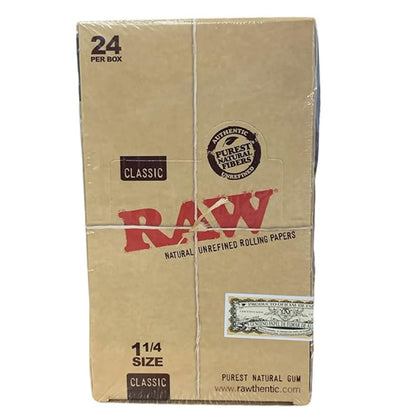 24 Raw Classic 1 1/4 Size Rolling Papers