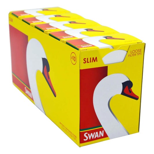 SWAN SLIM SLIMLINE FILTER TIPS 1 Box OF 10 x 165