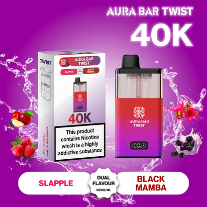 Crystal Prime 40K Puffs Aura Twist Pod Kit