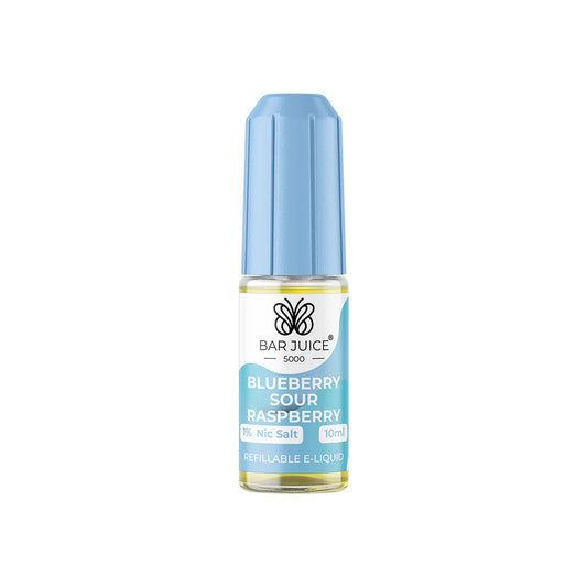 BAR JUICE Blueberry Sour Raspberry-10ml Nic Salt High PG