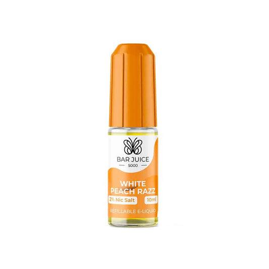 BAR JUICE White Peach Razz-10ml Nic Salt High PG