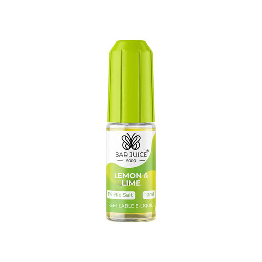 BAR JUICE Lemon & Lime-10ml Nic Salt High PG