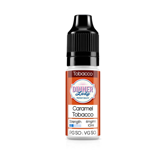 DINNER LADY Caramel Tobacco VG 50/50 10ml E-Liquid