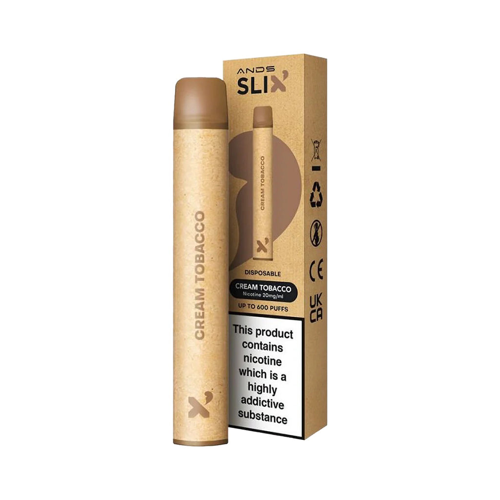 Cream Tobacco SLIX Disposable Vape