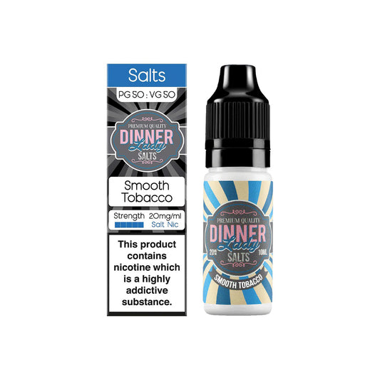 DINNER LADY Smooth Tobacco Nic Salt 10ml