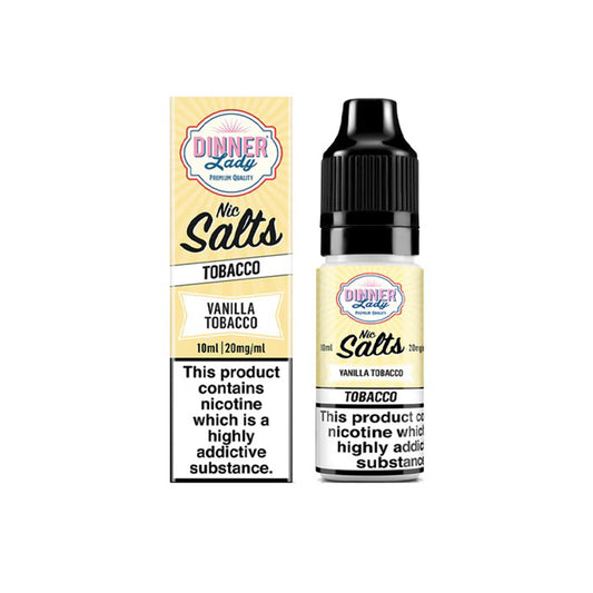 DINNER LADY Vanilla Tobacco Nic Salt 10ml