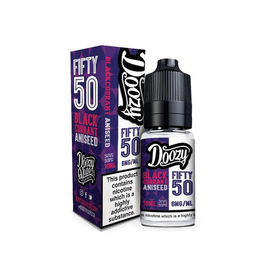 DOOZY VAPE Blackcurrant Aniseed 50/50 10ml E-Liquid