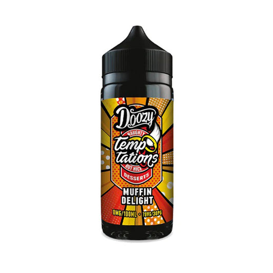 DOOZY Vape Temptations Muffin Delight Shortfill 100ml