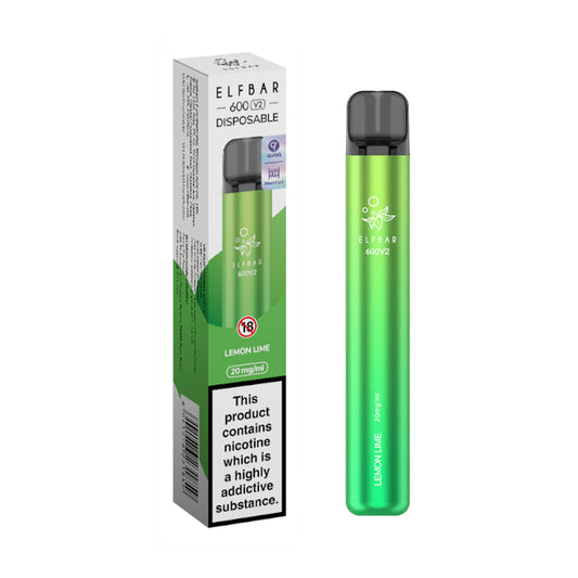 ELFBAR 600V2 Lemon lime Disposable Vape 20mg